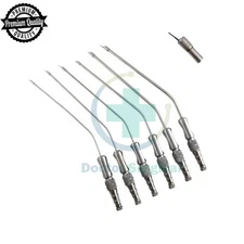 6 PCs Set Frazier Suction Tubes With Ball Tip 6 To 12 Fr Surgical Instruments