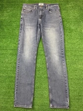 DENIZEN from Levi's Mens 216 Slim Straight Taper Fit Jeans Dark Blue Denim 32x32