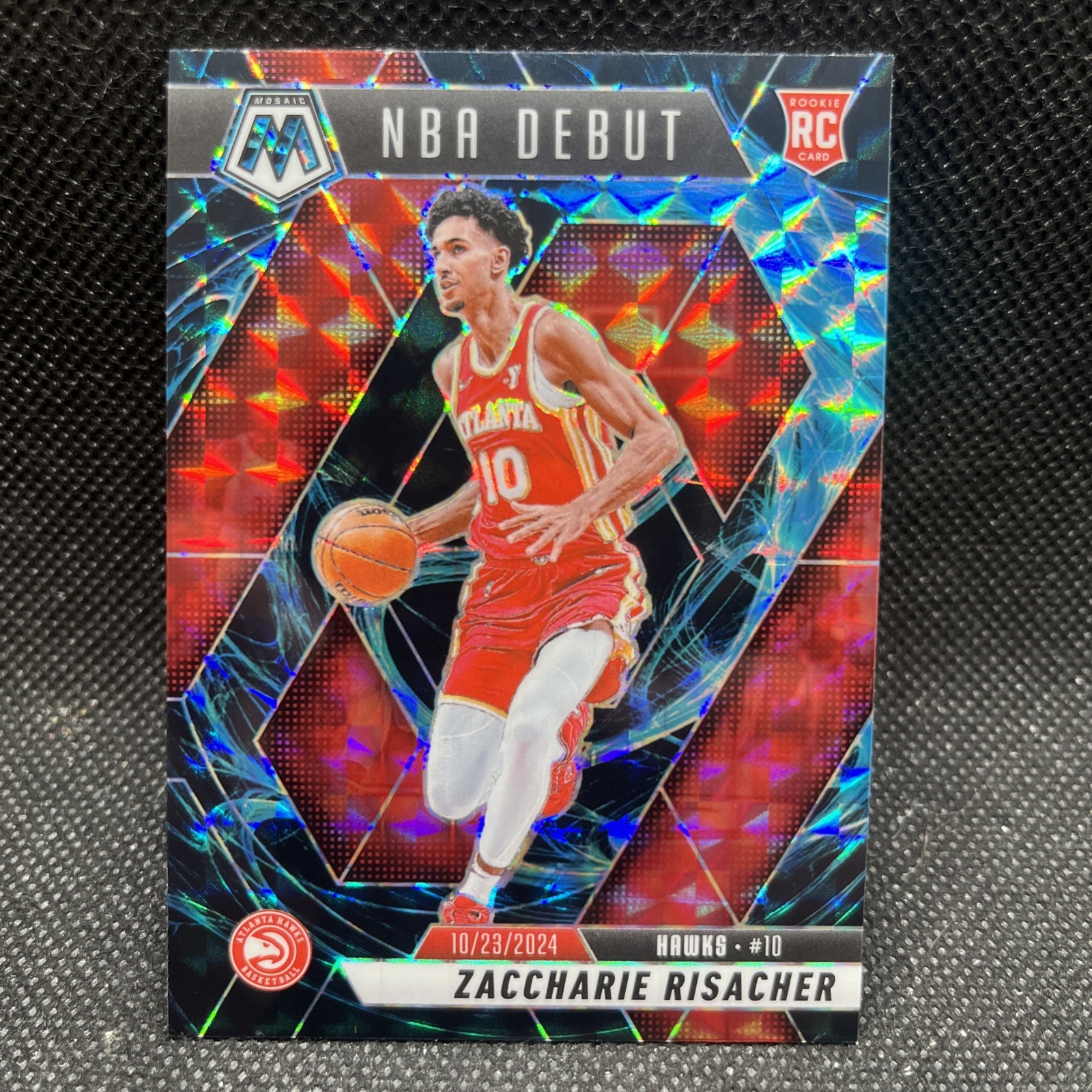 2024-25 Panini Mosaic - NBA Debut Zaccharie Risacher #269 Genesis Mosaic 
