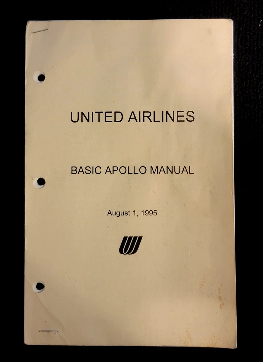 ユナイテッド航空United Airlines Reference Gマニュアル Manual United Airlines Collectibles for sale | eBay