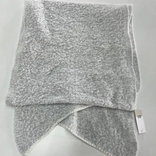 BP Scarf Womens One Size Gray Knit Blanket Winter Super Soft Wrap