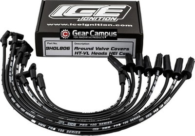 ICE Ignition PRO 100 9 mm Leads - EARLY Holden V8, MALE Post Dist & Coil