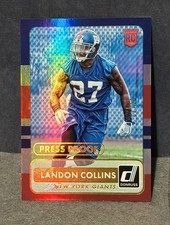 2015 Donruss Landon Collins (RC) #198 Gold Press Proof #02/10⭐RARE ROOKIE CARD⭐. rookie card picture