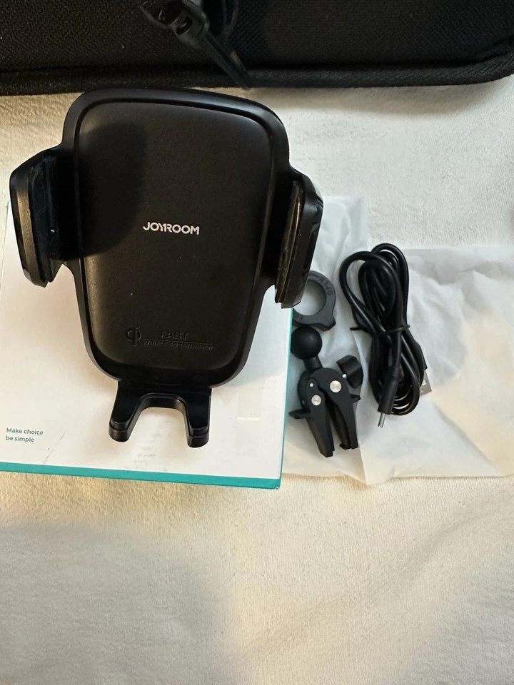 JOYROOM Soporte Inalámbrico para Teléfono Celular Coche iPhone 16-13 Pro Max Galaxy S24 UltraLG Foto 2 de 4