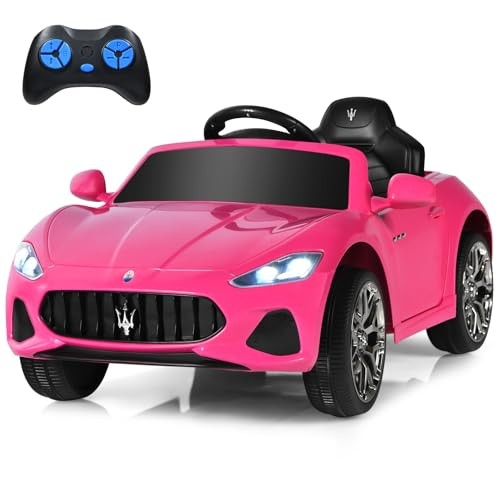  Ride on Car Licensed Maserati Gbili 12V Battery Maserati GranCabrio Pink - Picture 2 of 7