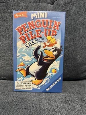 Vintage Ravensburger Mini Penguin Pile-Up Game New Sealed