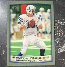 Topps 1998 Topps Peyton Manning(Indianapolis Colts) Rookie #PP2 NFL Card. rookie card picture