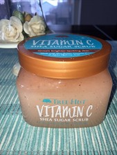 Tree Hut VITAMIN C SHEA SUGAR EXFOLIATING BODY SCRUB Brighter Looking Skin 18 oz