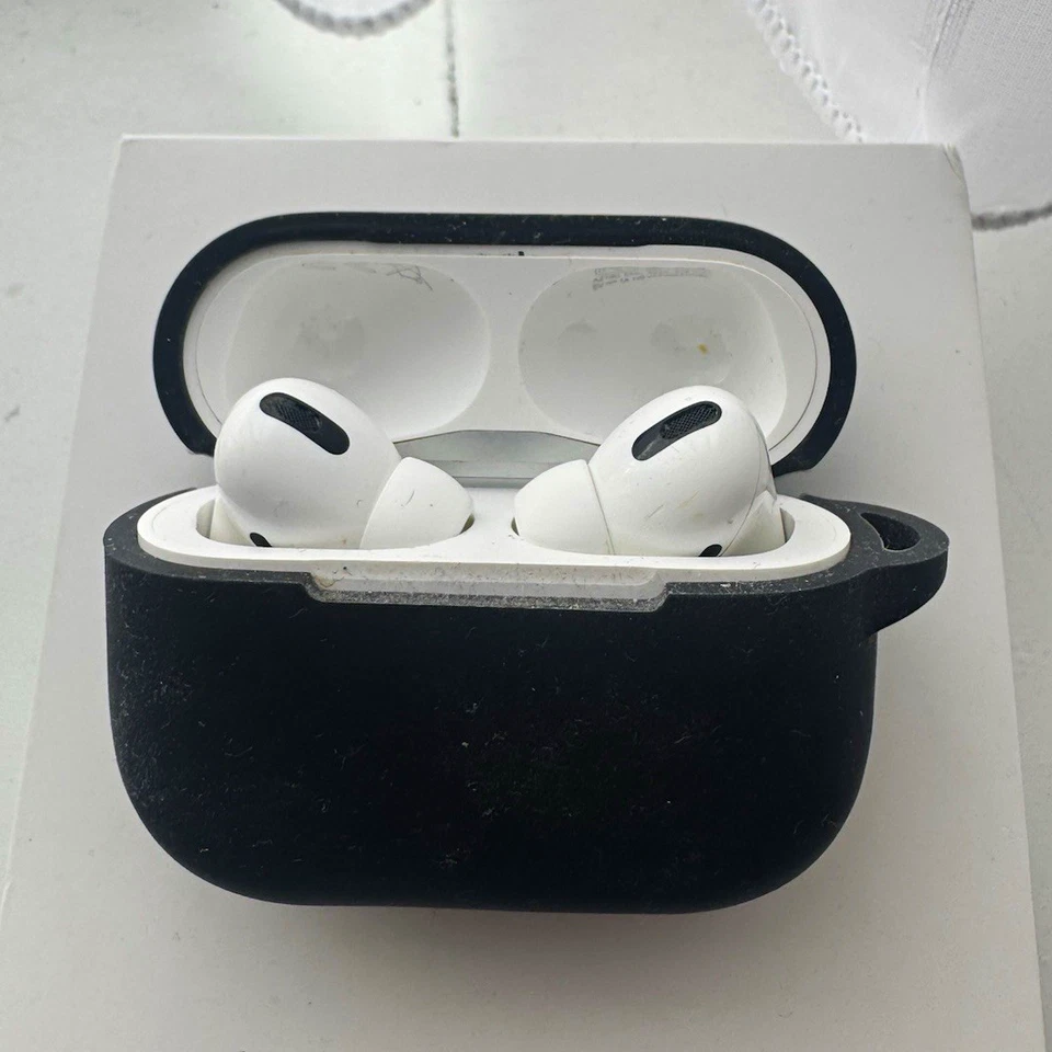 Apple AirPods Pro White Wireless Bluetooth In-Ear BOX ONLY - airpods not inc, photo 1 of 3