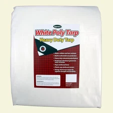 5 Ft. X 7 Ft. White Heavy Duty Tarp