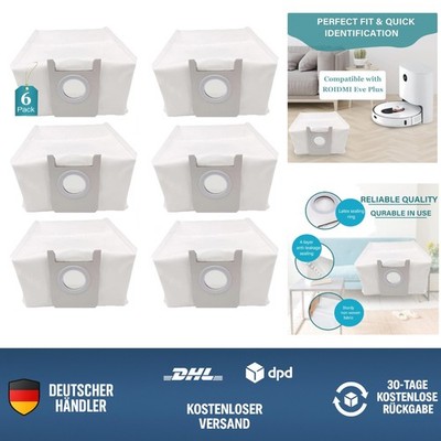 Staubbeutel Komplettset für Roidmi Eve Plus mit hoher Kapazität Ersatzteile