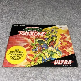 Teenage Mutant Ninja Turtles II: The Arcade Game (Nintendo NES) Manual amazing