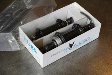 Vintage black American classic hubs 126/100 mtb/road 36h