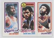 1980-81 Topps Checklist/All-Star Calvin Natt Joe Bryant Kareem Abdul-Jabbar 1p00