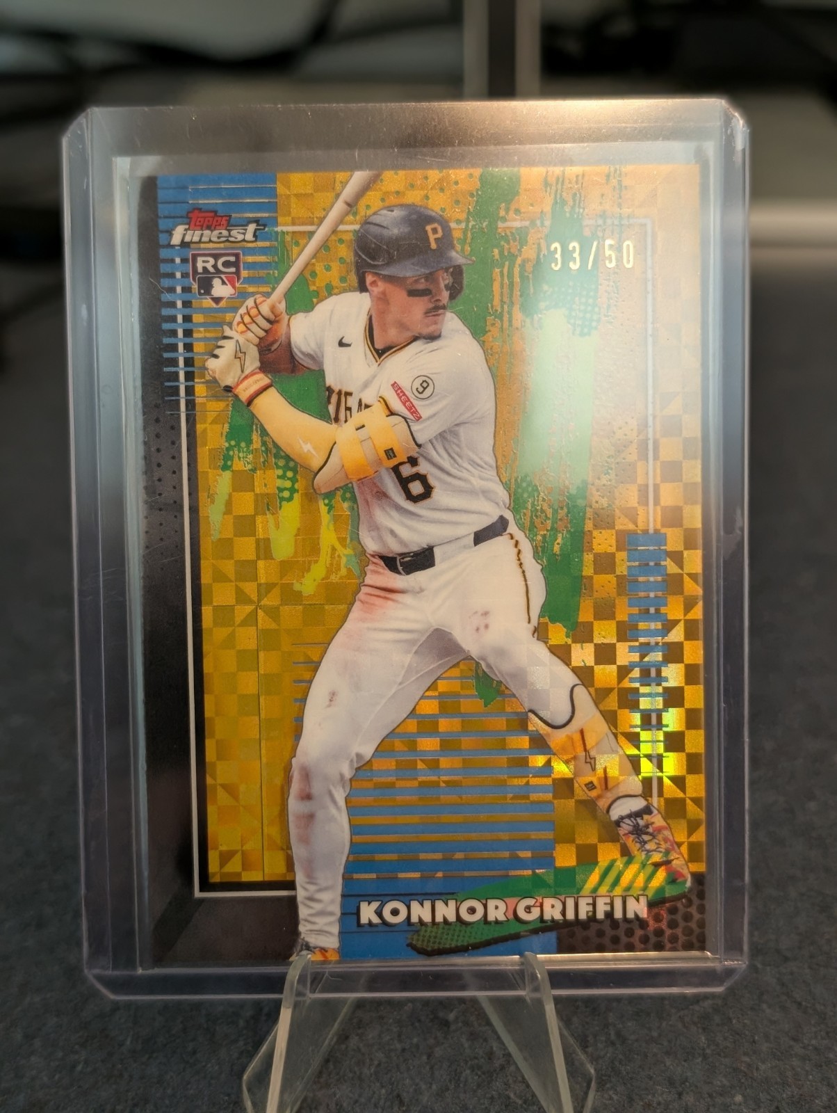 2026 Topps Finest Konnor Griffin RC #6 Gold X-Fractor /50 Pirates