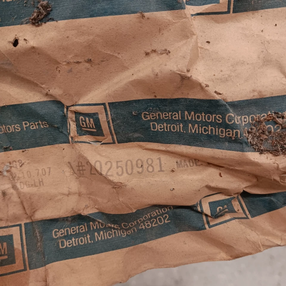 NOS GM 1984-89 Pontiac 6000 4 puertas puerta delantera izquierda moldura cinturón 20250981 Foto 3 de 3