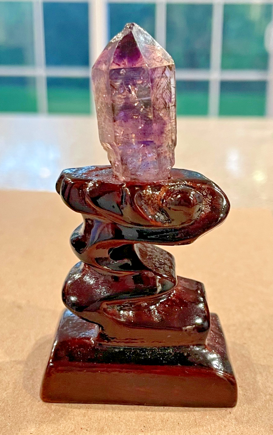 High quality super 7 specimen with stand