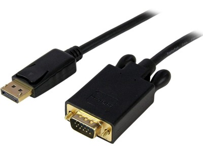 StarTech.com 6ft (1.8m) DisplayPort to VGA Cable - Active DisplayPort to VGA Ada