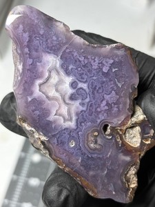 Stunning Rare Royal Aztec Lace Agate Polished Banding Purple Old Stock
