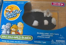 Zhu Zhu Pets Toy Stinker the Skunk Wild Bunch  6.2 NEW In Package WORKS 2009