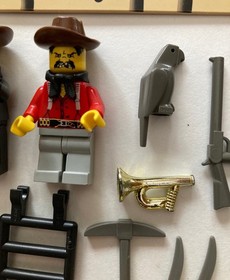 Lego Western: 6761 Bandit's Secret Hide-Out- 100% Complete & Correct- EXCELLENT