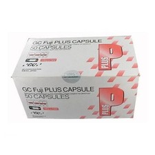 GC Fuji Plus Luting Cement - Yellow, 000222, 02/28, 50 Capsules/Box