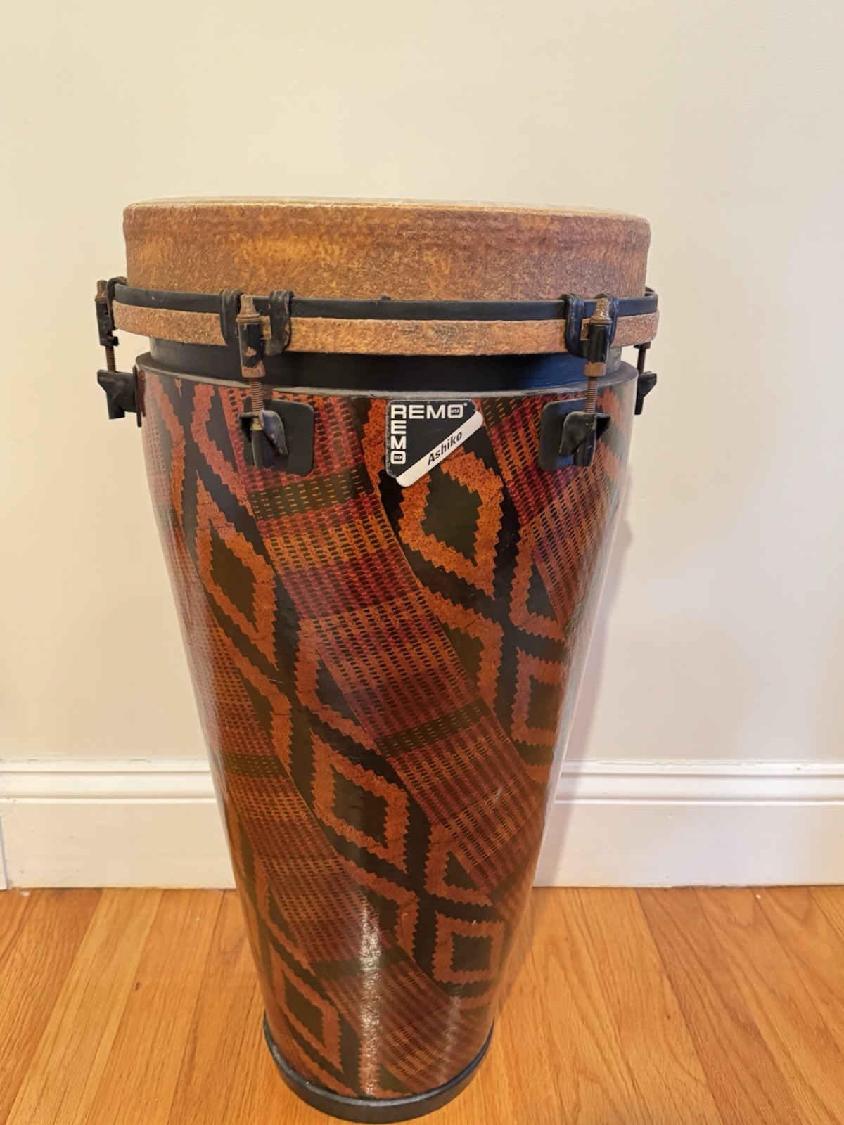 Bill Walton Personally Owned Remo Ashiko Drum from Personal Drum Set Up