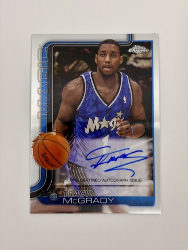 2025 Topps Chrome Tracy McGrady Chrome Autographs (RAW)