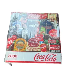 Retro 2000-PC Decades of Coca-Cola Jigsaw Puzzle Springbok 1JIG20490, 2010 NEW!