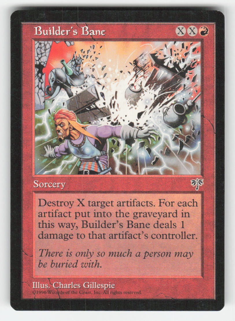 1996 Builder's Bane Mirage MTG