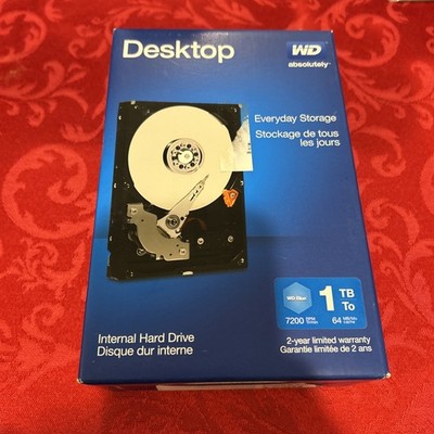 New/Never Opened! Western Digital Blue 1TB HDD Backup Storage WDBH2D0010HNC-NRSN