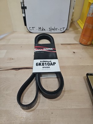 Serpentine Belt-Automotive V-Ribbed Belt (Standard) Roadmax 6K810AP