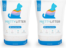 Prettylitter Health Monitoring Cat Litter Lotus Flower, Non Clumping  Lightwe