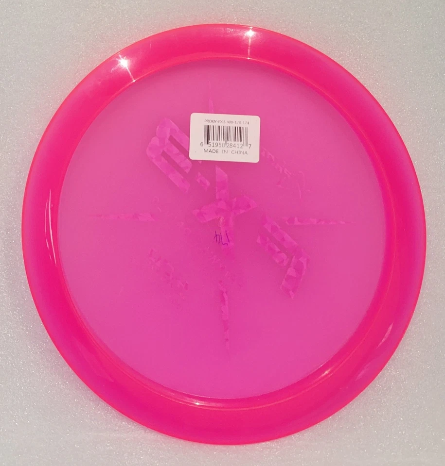 Prodigy Disc FX-3 400 Plastic Fairway Driver Pink W/Purple Shatter Stamp 174 NEW - Image 2 of 3