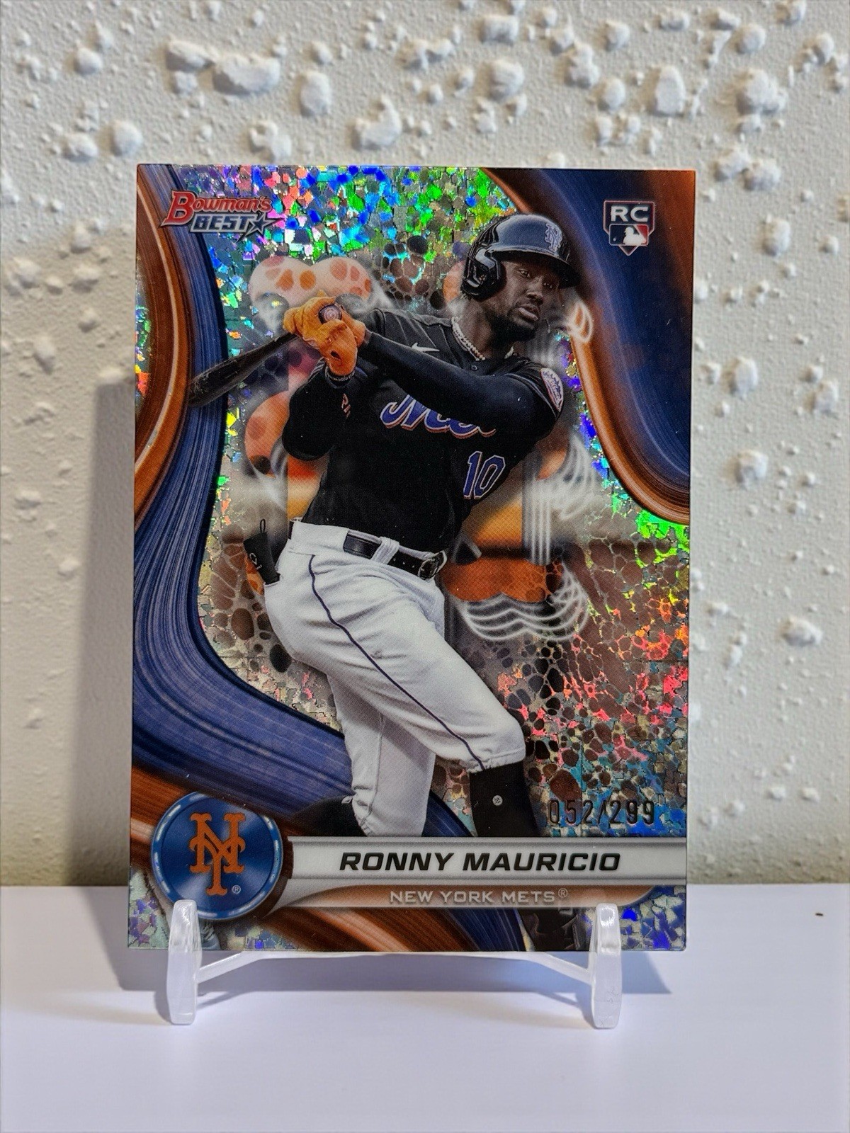 2024 Bowman's Best - Ronny Mauricio #41 Mini-Diamond Refractor /299 (RC)