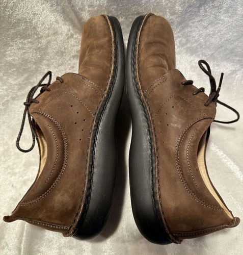 Birkenstock Footprints Brown Nubuck Leather 40 Men 7-7.5 Women 9-9.5 Oxford Shoe - Picture 12 of 15