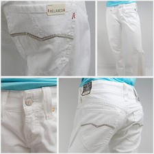 REPLAY Swenfani Relaxed weiß -Straight Leg-NEU UVP 139,00* Bei uns nur 39,99 EUR