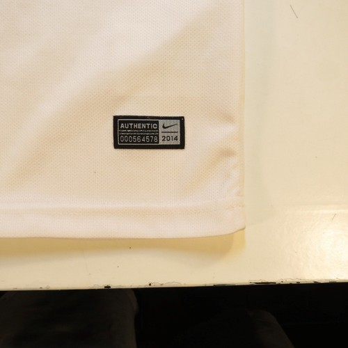 NIKE ROYAL BELGIAN FOOTBALL ASSOCIATION SOCCER JERSEY Mens M White - Picture 5 of 5