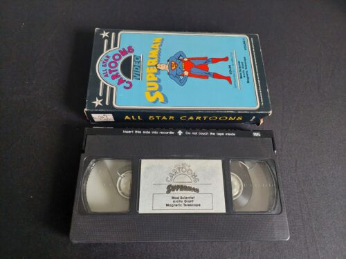 All Star Cartoons Superman Vol.8 VHS Classic Animation Nostalgic Superhero - Picture 2 of 4