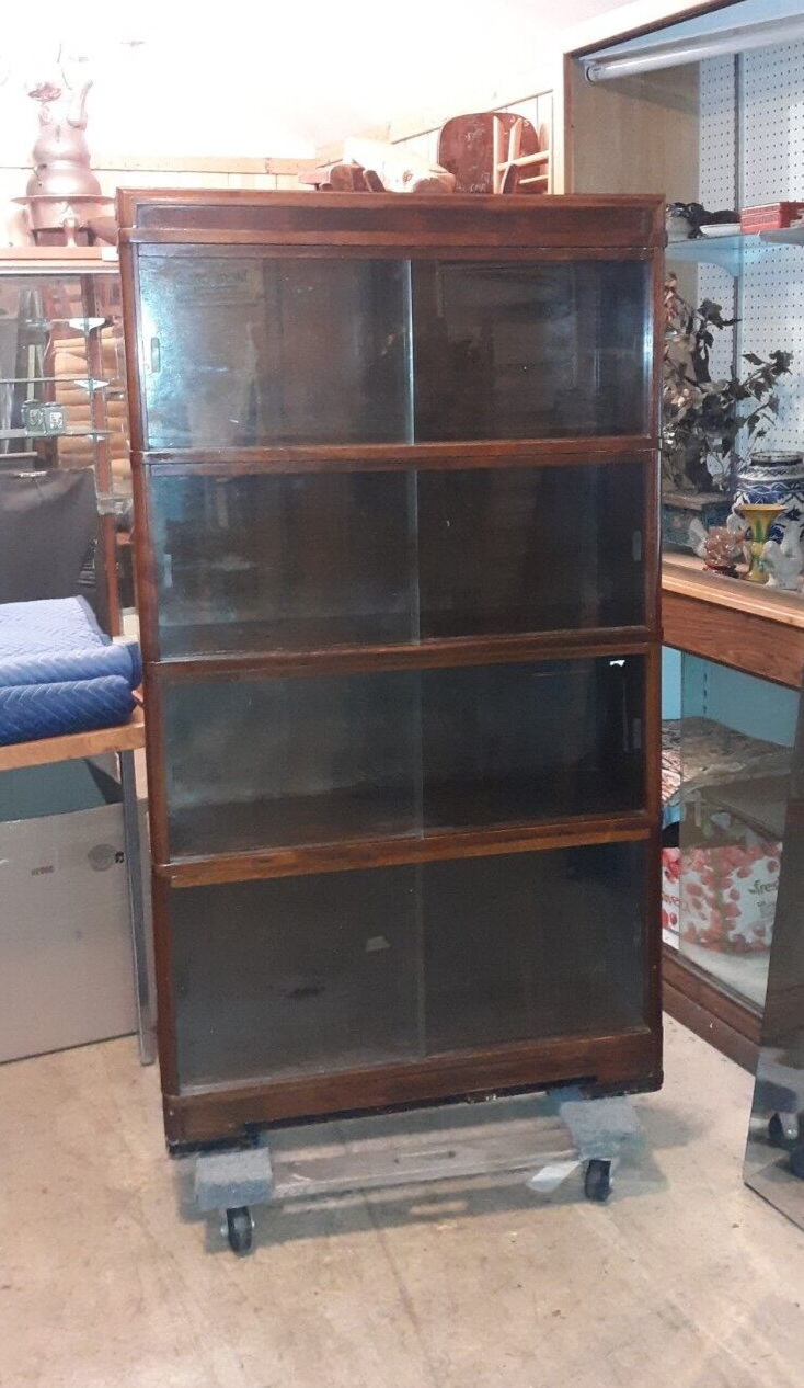 Art Deco Stacking Barrister Bookcase eBay