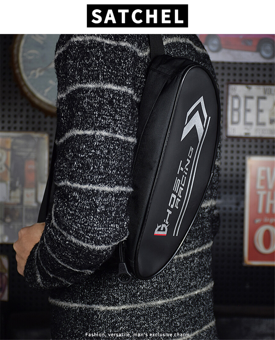Motorcycle Handlebar Storage Bag Waterproof Waist Chest Crossbody