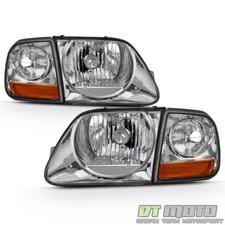 1997-2003 Ford F150 Expedition Lightning Style Headlights Wcorner Signal Lights