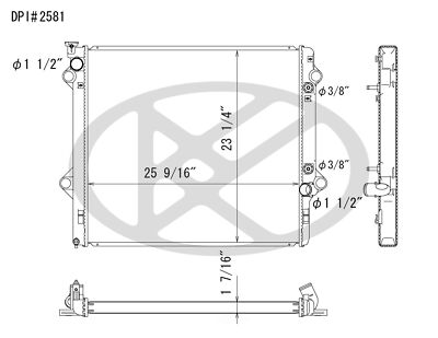 Radiator Koyo A2581