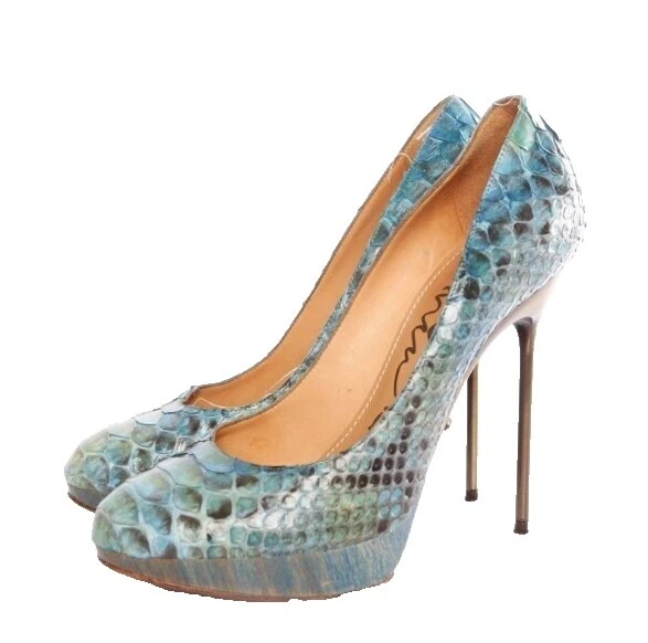 Parte superior de cuero de mujer Lanvin Serpiente