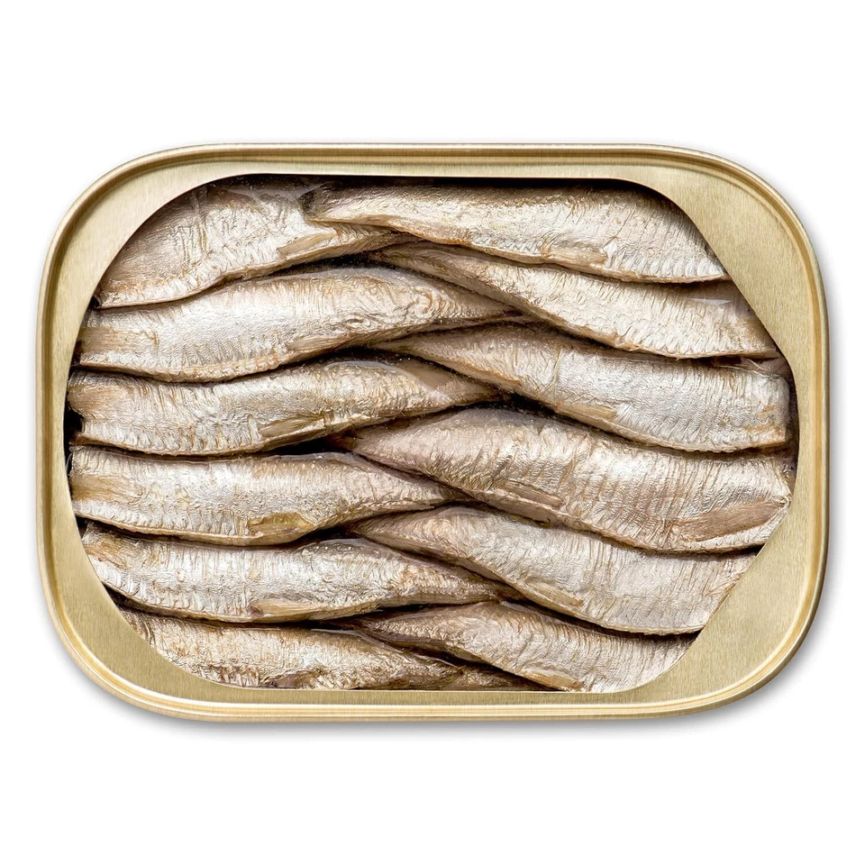 Sardinas King Oscar Brisling en agua, latas de 3,75 onzas (paquete de 12) Foto 3 de 4