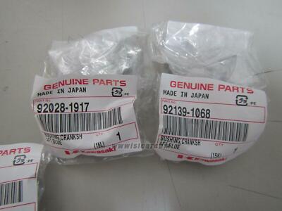 かくにん KAWASAKI ZX-10 ZXT00B CRANKSHAFT BUSHING SET BLUE 92028-1917 e-BOX