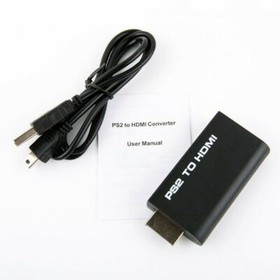 PS2 to HDMI Video Converter Adapter with 3.5mm Audio Output for HDTV Monitor Lot