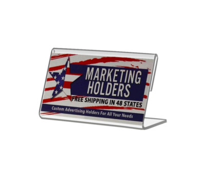 Business Card Holder Slant Back 3.5 W x 2 H Small Frame Counter Top Qty 48
