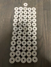 Lot Of 61 Wooden Thread Spools Crafts Decor 