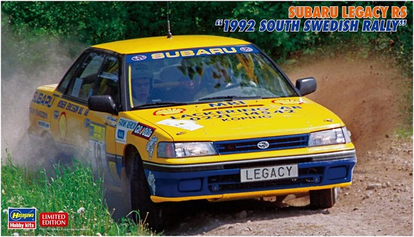 Subaru Legacy Rs 1992 South Swedish Rallye 1:24 Kunststoff Modell Kit Hasegawa-image